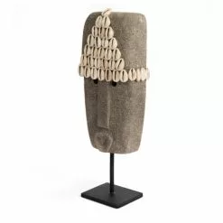 Bazar Bizar Statuettes Et Figurines Statue En Grès Sur Une Base En Métal -Vases Soldes statue en gres sur une base en metal 14