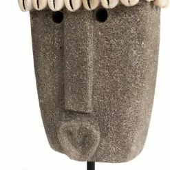 Bazar Bizar Statuettes Et Figurines Statue En Grès Sur Une Base En Métal -Vases Soldes statue en gres sur une base en metal 17