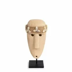 Bazar Bizar Statuettes Et Figurines Statue En Grès Sur Une Base En Métal