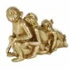 Maisons Du Monde Statuettes Et Figurines Statue Famille De Singes Dorée H40 -Vases Soldes statue famille de singes doree h40 1000 12 40 209673 1