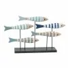 Maisons Du Monde Statuettes Et Figurines Statue Poissons Multicolores L35 -Vases Soldes statue poissons multicolores l35 1000 12 21 205185 1