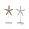 Wadiga Statuettes Et Figurines Statues Déco à Poser étoiles De Mer 18x6x33cm - Lot De 2 -Vases Soldes statues deco a poser etoiles de mer 18x6x33cm lot de 2