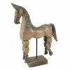 MOYCOR Statuettes Et Figurines Statuette Cheval Jambes Articulées En Bois Marron -Vases Soldes statuette cheval jambes articulees en bois marron