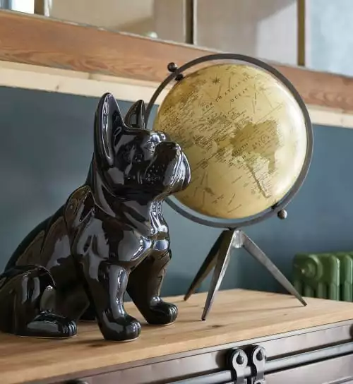 Maisons Du Monde Statuettes Et Figurines Statuette Chien En Dolomite Noire H39 4 Maisons Du Monde Statuettes Et Figurines Statuette Chien En Dolomite Noire H39 – Image 2