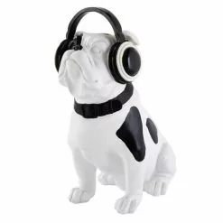 Maisons Du Monde Objets Déco Enfant Statuette Chien Noir Et Blanc H33