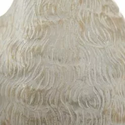 Ixia Statuettes Et Figurines Statuette De Décoration Paon Blanc Patiné Or Et Argent -Vases Soldes statuette de decoration paon blanc patine or et argent 3