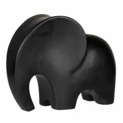 Maisons Du Monde Statuettes Et Figurines Statuette éléphant En Dolomite Noire H8