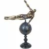 Signes Grimalt Statuettes Et Figurines Statuette En Résine Gymnaste Sur Le Monde H39cm -Vases Soldes statuette en resine gymnaste sur le monde h39cm