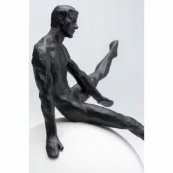 Kare Design Statuettes Et Figurines Statuette Gymnaste En Polyrésine Blanche Et Noire H33 -Vases Soldes statuette gymnaste en polyresine blanche et noire h33 3