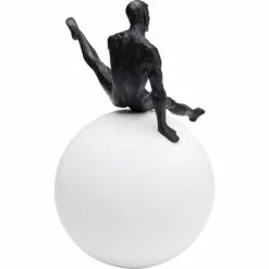 Kare Design Statuettes Et Figurines Statuette Gymnaste En Polyrésine Blanche Et Noire H33 -Vases Soldes statuette gymnaste en polyresine blanche et noire h33 4