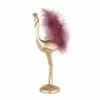 Maisons Du Monde Statuettes Et Figurines Statuette Héron En Résine Dorée Et Plumes Violet Aubergine H25 -Vases Soldes statuette heron en resine doree et plumes violet aubergine h25 1000 2 39 227343 1