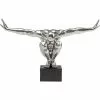 Kare Design Statuettes Et Figurines Statuette Homme En Polyrésine Argentée 100x64 -Vases Soldes statuette homme en polyresine argentee 100x64 1