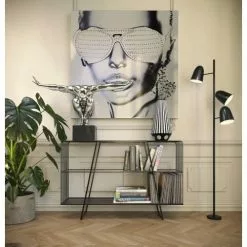 Kare Design Statuettes Et Figurines Statuette Homme En Polyrésine Argentée 100x64 -Vases Soldes statuette homme en polyresine argentee 100x64 2