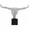 Kare Design Statuettes Et Figurines Statuette Homme En Polyrésine Blanche 43x29 -Vases Soldes statuette homme en polyresine blanche 43x29 1