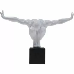 Kare Design Statuettes Et Figurines Statuette Homme En Polyrésine Blanche 43x29