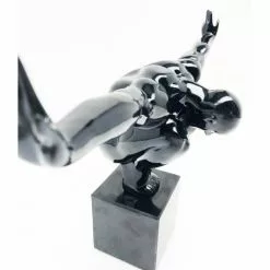 Kare Design Statuettes Et Figurines Statuette Homme En Polyrésine Noire 43x29 -Vases Soldes statuette homme en polyresine noire 43x29 5