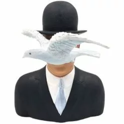 Parastone Statuettes Et Figurines Statuette L'homme Au Chapeau Melon De Magritte H15cm
