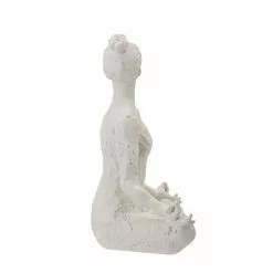 Bloomingville Statuettes Et Figurines Statuette Lara En Polyrésine Blanche H24cm -Vases Soldes statuette lara en polyresine blanche h24cm 2