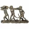 Signes Grimalt Statuettes Et Figurines Statuette Les Trois Petits Singes Aspect Bronze L41cm