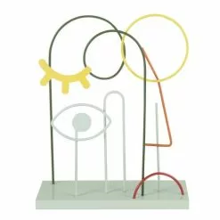 Maisons Du Monde Statuettes Et Figurines Statuette Métal Filaire Multicolore H26