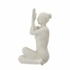 Bloomingville Statuettes Et Figurines Statuette Nina En Polyrésine Blanche H23,5cm -Vases Soldes statuette nina en polyresine blanche h23 5cm 5