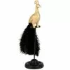 Maisons Du Monde Statuettes Et Figurines Statuette Paon Doré, Plumes Et Perchoir Noirs -Vases Soldes statuette paon dore plumes et perchoir noirs 1000 7 19 218508 1