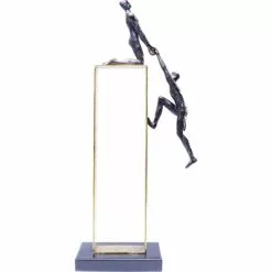 Kare Design Statuettes Et Figurines Statuette Personnages En Polyrésine Et Acier Doré H51