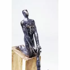 Kare Design Statuettes Et Figurines Statuette Personnages En Polyrésine Et Acier Doré H51 -Vases Soldes statuette personnages en polyresine et acier dore h51 4