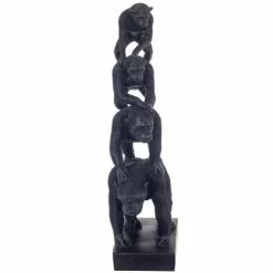 Signes Grimalt Statuettes Et Figurines Statuette Pyramide De Singes H40cm