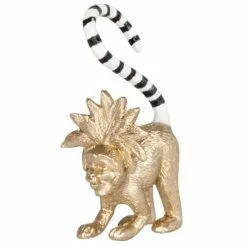 Maisons Du Monde Statuettes Et Figurines Statuette Singe Dorée Et Noire