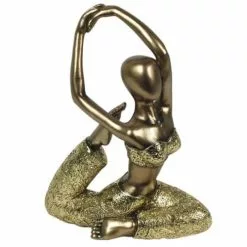 Signes Grimalt Statuettes Et Figurines Statuette Yoga Or H21,5cm