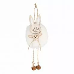 Maisons Du Monde Statuettes Et Figurines Suspension Lapin Imitation Fourrure Blanche Avec Grelots - Lot De 3 -Vases Soldes suspension lapin imitation fourrure blanche avec grelots 1000 4 29 201216 2