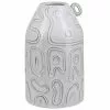 Beliani Vases Vase à Fleurs Gris 22cm -Vases Soldes vase a fleurs gris 22cm
