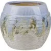 Beliani Vases Vase à Fleurs Multicolore 19 Cm -Vases Soldes vase a fleurs multicolore 19 cm