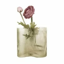 Present Time Vases Vase Allure Wave Verre Vert -Vases Soldes vase allure wave verre vert 5