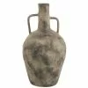 LANADECO Vases Vase Anse Céramique Marron/gris H69cm -Vases Soldes vase anse ceramique marron gris h69cm