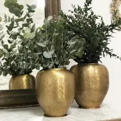 Passage Vernet Vases Vase Avec Motifs Gravés Doré -Vases Soldes vase avec motifs graves dore 8