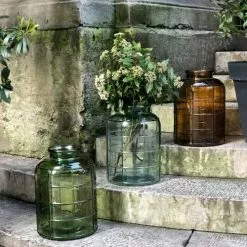 Maison Tilleul Vases Vase Bonbonne Art Déco Marron -Vases Soldes vase bonbonne art deco marron 3