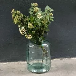 Maison Tilleul Vases Vase Bonbonne Art Déco Transparent -Vases Soldes vase bonbonne art deco transparent 4