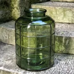 Maison Tilleul Vases Vase Bonbonne Art Déco Vert -Vases Soldes vase bonbonne art deco vert 2