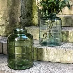 Maison Tilleul Vases Vase Bonbonne Art Déco Vert -Vases Soldes vase bonbonne art deco vert 3