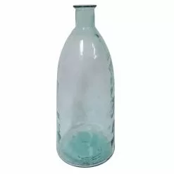 Maison Tilleul Vases Vase Bonbonne En Verre Martelé Transparent
