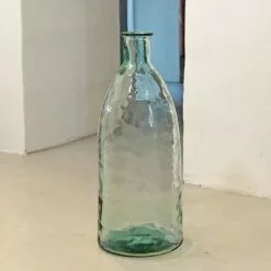 Maison Tilleul Vases Vase Bonbonne En Verre Martelé Transparent -Vases Soldes vase bonbonne en verre martele transparent 4