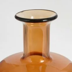 Mica Decorations Vases Vase Bouteille Bouteille En Verre Marron H30 -Vases Soldes vase bouteille bouteille en verre marron h30 3