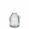 Mica Decorations Vases Vase Bouteille En Verre Recyclé Bleu Clair H25.5 -Vases Soldes vase bouteille en verre recycle bleu clair h25 5 2