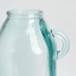 Mica Decorations Vases Vase Bouteille En Verre Recyclé Bleu Clair H45 -Vases Soldes vase bouteille en verre recycle bleu clair h45 2