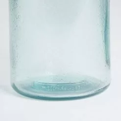 Mica Decorations Vases Vase Bouteille En Verre Recyclé Bleu Clair H45 -Vases Soldes vase bouteille en verre recycle bleu clair h45 3