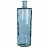 Mica Decorations Vases Vase Bouteille En Verre Recyclé Bleu H75 -Vases Soldes vase bouteille en verre recycle bleu h75