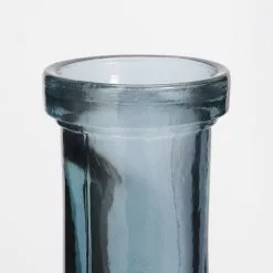 Mica Decorations Vases Vase Bouteille En Verre Recyclé Bleu H75 -Vases Soldes vase bouteille en verre recycle bleu h75 8