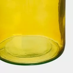 Mica Decorations Vases Vase Bouteille En Verre Recyclé Jaune H50 -Vases Soldes vase bouteille en verre recycle jaune h50 2